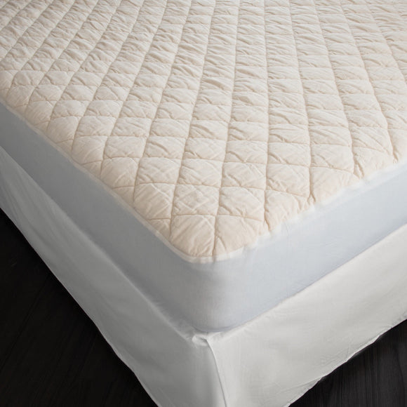 OVERSTOCK: Twin XL Lexington Quilted Washable Wool Mattress Protector